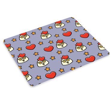 Podložka pod myš so vzorom s pôvabným motívom kuraťa - Tenstickers