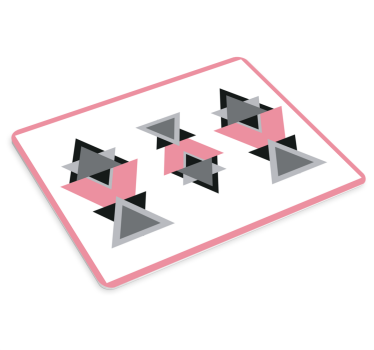 Podložka pod myš so vzorom geometrické usporiadanie - Tenstickers