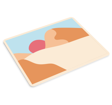 Originálna podložka pod myš abstraktné horské odtiene - Tenstickers