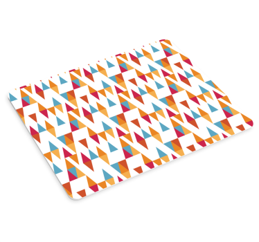 Podložka pod myš so vzorom Živé geometrické konfigurácie - Tenstickers