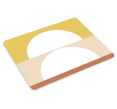 Podložka pod myš so vzorom geometrických kruhov - Tenstickers