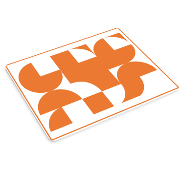 Podložka pod myš so vzorom geometrických tvarov - Tenstickers
