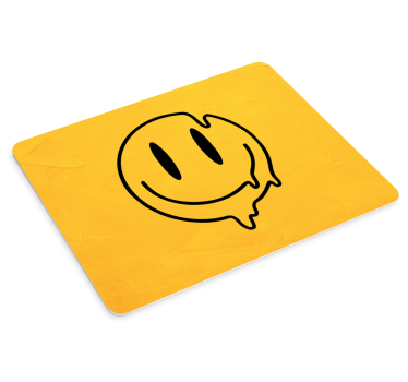 Tekutý smajlík ikona originálna podložka pod myš - Tenstickers