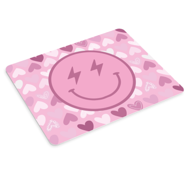 Originálna podložka pod myš s motívom srdiečok - Tenstickers