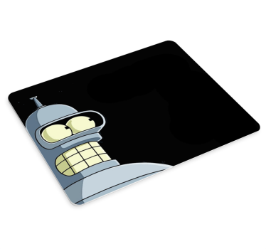 Herná podložka pod myš robotický portrét postavy - Tenstickers