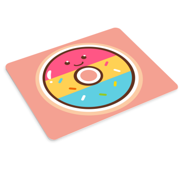 Originálna podložka pod myš s roztomilým donutím - Tenstickers