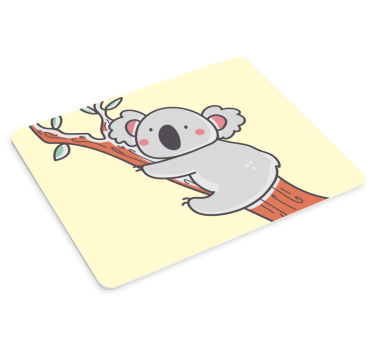 Originálna podložka pod myš roztomilý koala na strome - Tenstickers
