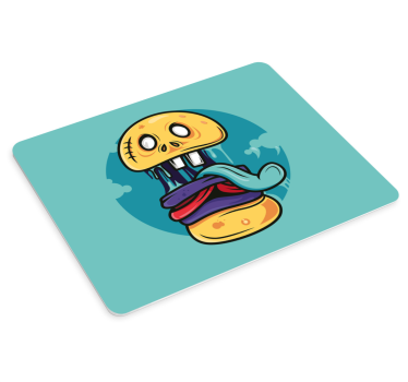 Anime podložka pod myš s animovanou lebkou - Tenstickers