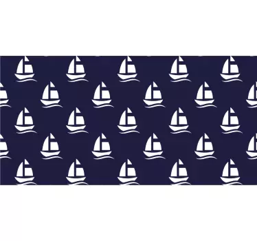 Námornícka modrá vzor podložky pod myš vzory - Tenstickers