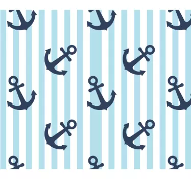 Podložka pod myš so vzorom námorný kotviaci koncept - Tenstickers