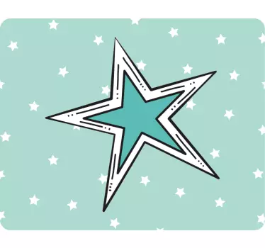 Podložka pod myš so vzorom hviezdneho pozadia - Tenstickers