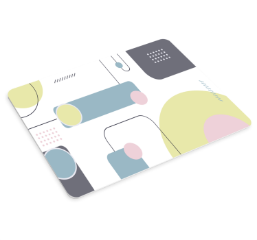Herná podložka pod myš moderné geometrické tvary - Tenstickers