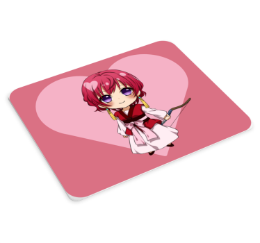 Anime podložka pod myš chibi postava srdiečko - Tenstickers