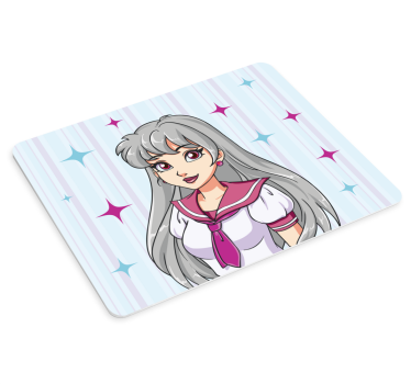 Anime podložka pod myš s ilustráciou postáv - Tenstickers