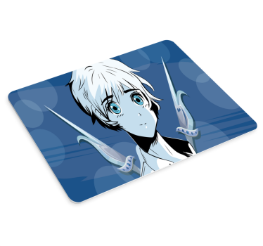 Anime podložka pod myš s blízkym záberom postavy - Tenstickers