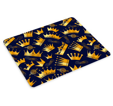 Podložka pod myš so vzorom zlaté koruny - Tenstickers