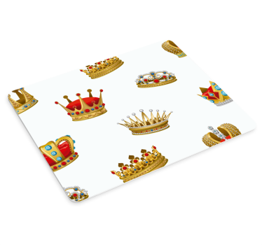 Originálna podložka pod myš farebná korunná kolekcia - Tenstickers