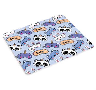Anime podložka pod myš s roztomilými zvieratkami - Tenstickers