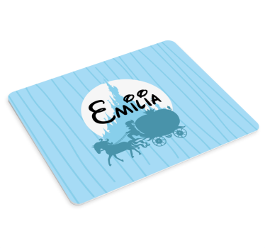 Podložka pod myš s menom s personalizovanou scénou - Tenstickers