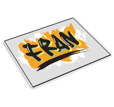Podložka pod myš s menom odvážny osobný štýl - Tenstickers