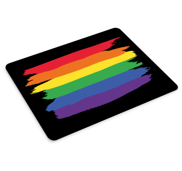 Originálna podložka pod myš dúhové štetce - Tenstickers