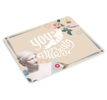 Podložka pod myš s textom si úžasný - Tenstickers