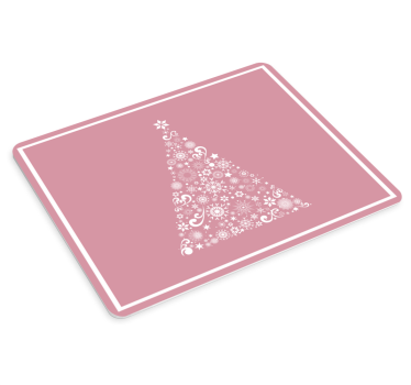 Podložka pod myš vianoce elegantný snehový strom - Tenstickers
