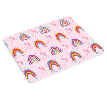 Podložka pod myš so vzorom Živá dúhová koncepcia - Tenstickers