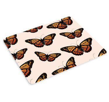 Podložka pod myš so vzorom vibrant motív motýľa - Tenstickers