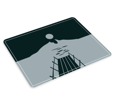 Originálna podložka pod myš pokojná odrazová doska - Tenstickers