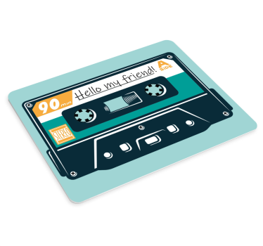 Podložka pod myš s textom klasická audio kazeta citát - Tenstickers