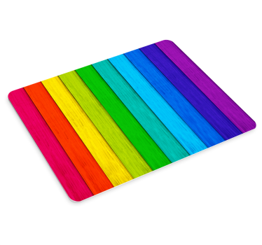 Podložka pod myš so vzorom Žiarivá pruhovaná textúra - Tenstickers