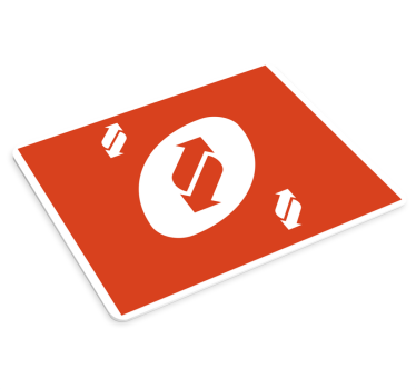 Originálna podložka pod myš odvážny kruhový symbol - Tenstickers