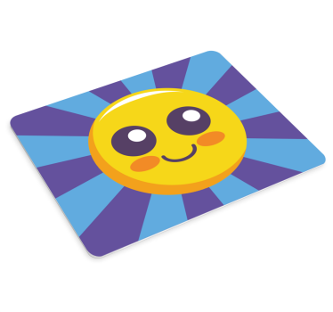 Anime podložka pod myš Šťastná slnečná tvár - Tenstickers