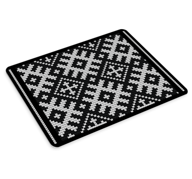 Podložka pod myš so vzorom geometrického pletenia - Tenstickers