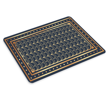 Podložka pod myš so vzorom elegantné geometrické vlny - Tenstickers
