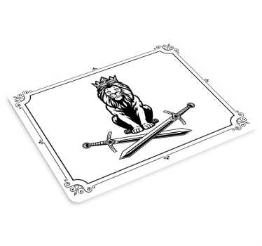 Podložka pod myš kráľovský znak leva - Tenstickers