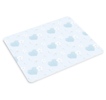 Podložka pod myš so vzorom kvetinové srdce - Tenstickers
