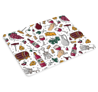 Originálna podložka pod myš s vínovou tematikou - Tenstickers
