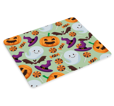 Podložka pod myš vianoce hravé halloweenske motívy - Tenstickers