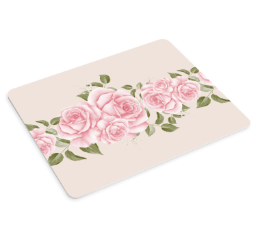 Originálna podložka pod myš elegantné ružové usporiadanie - Tenstickers