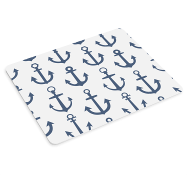 Vzory kotvových podložiek pod myš v štýle „hampton“. - Tenstickers