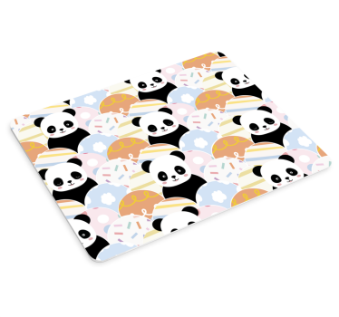 Anime podložka pod myš s roztomilým vzorom pandy - Tenstickers