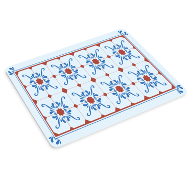 Podložka pod myš so vzorom botanická dlažba - Tenstickers