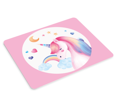 Podložka pod myš rozmarná fantázia jednorožca - Tenstickers