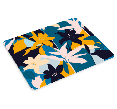 Originálna podložka pod myš Žiarivý botanický vzor - Tenstickers
