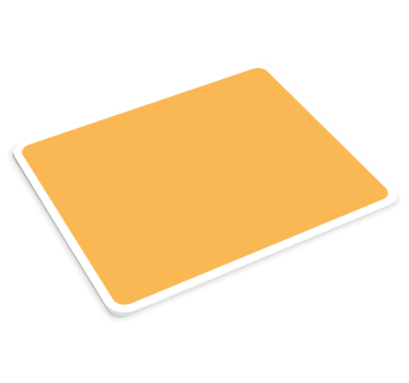 Podložka pod myš so vzorom jednoduchý oranžový povrch - Tenstickers
