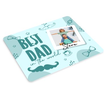 meno podložka pod myš najlepší otec - Tenstickers