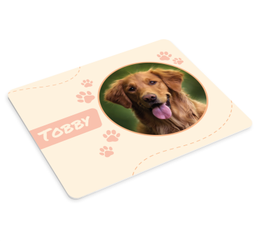 meno podložka pod myš pes obrázok - Tenstickers