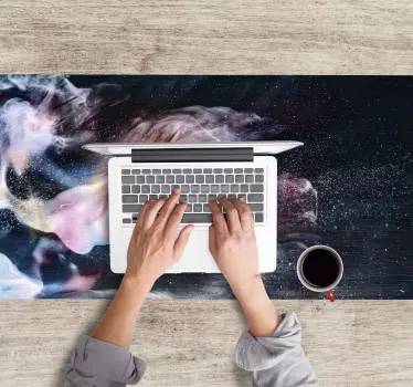 Abstraktný dymový efekt viac podložiek pod myš - Tenstickers